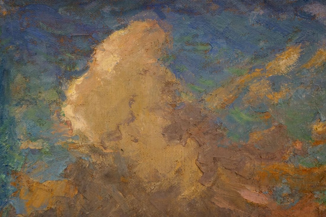 Oil painting People in the field Sevastyanov Viktor Grigorievich - 3