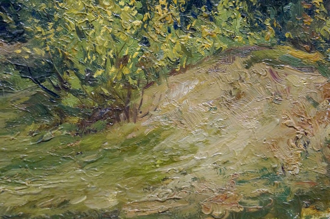 Oil painting Forest landscape Chernyshevsky Petr Akimovich - 5