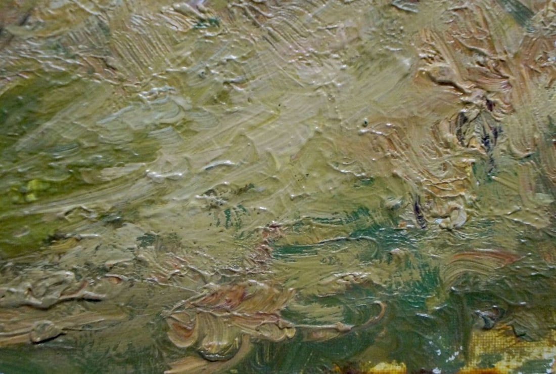 Oil painting Forest landscape Chernyshevsky Petr Akimovich - 6