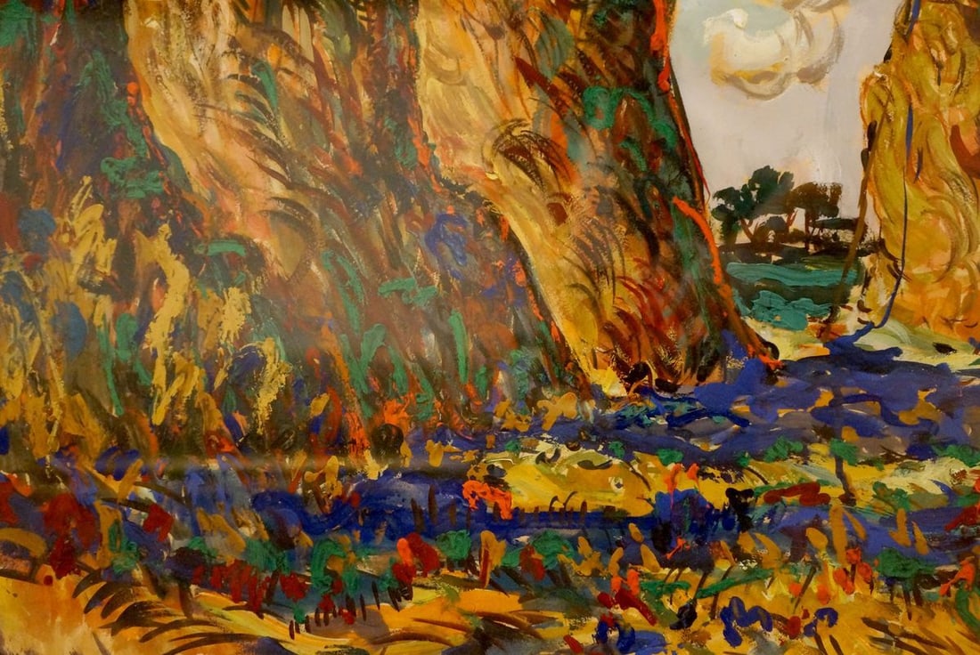 Tempera painting Summer day Filatov Vladimir Nikolaevich - 2