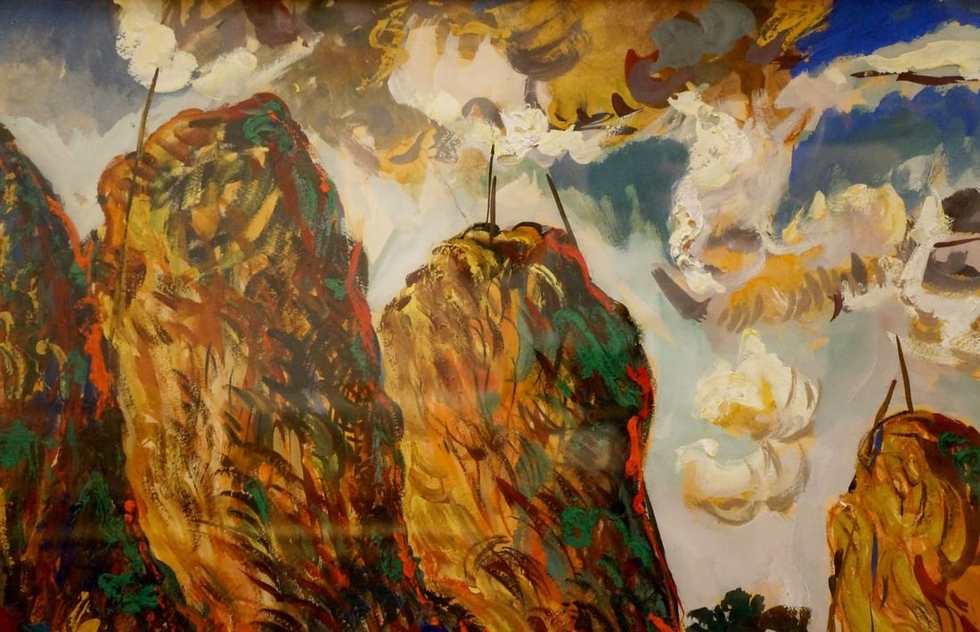 Tempera painting Summer day Filatov Vladimir Nikolaevich - 3