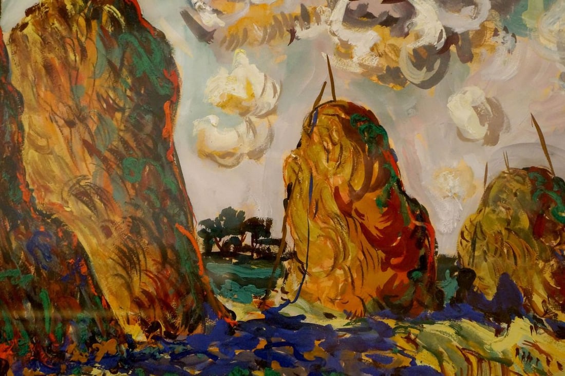 Tempera painting Summer day Filatov Vladimir Nikolaevich - 6