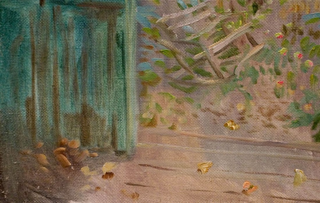 Oil painting Overlooking the courtyard Chernikov Nikolay Vladimirovich - 2