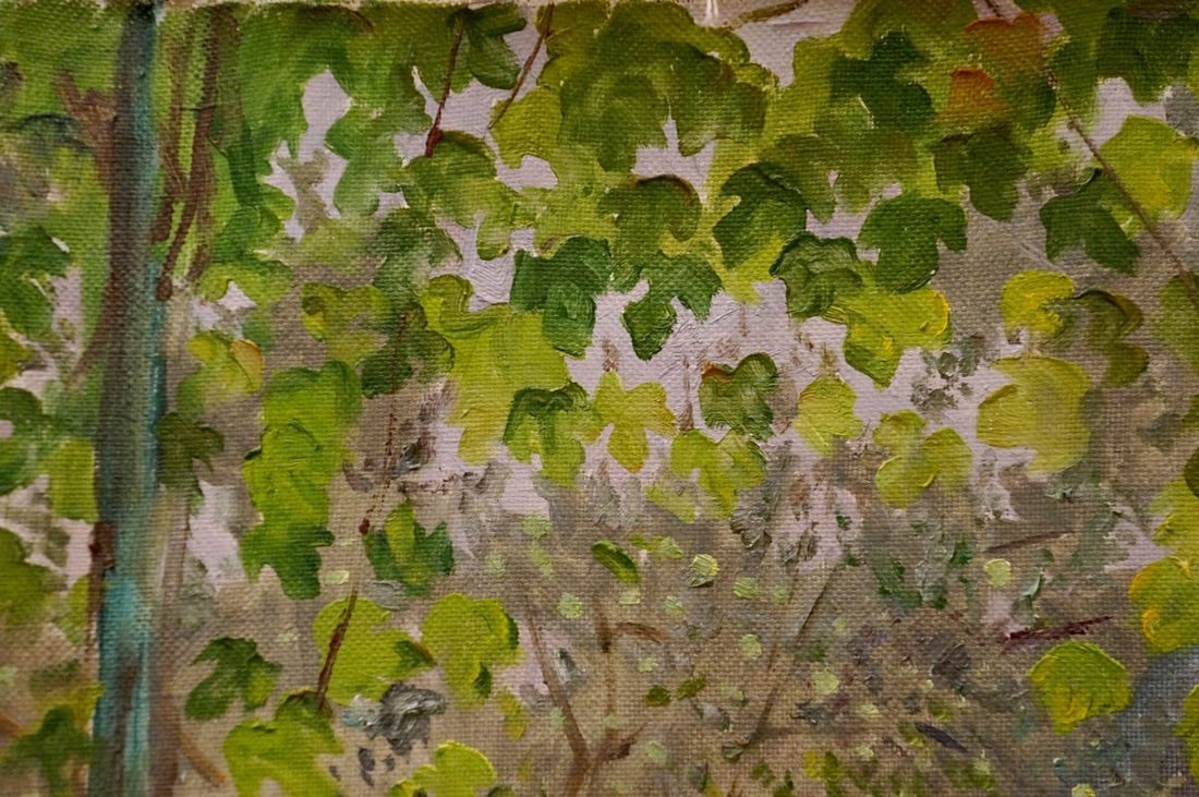 Oil painting Overlooking the courtyard Chernikov Nikolay Vladimirovich - 3