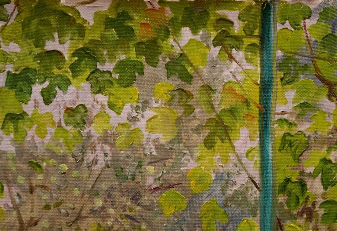 Oil painting Overlooking the courtyard Chernikov Nikolay Vladimirovich - 4