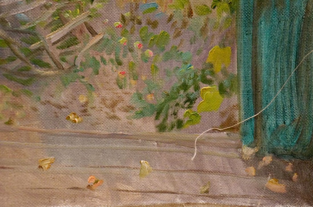 Oil painting Overlooking the courtyard Chernikov Nikolay Vladimirovich - 5