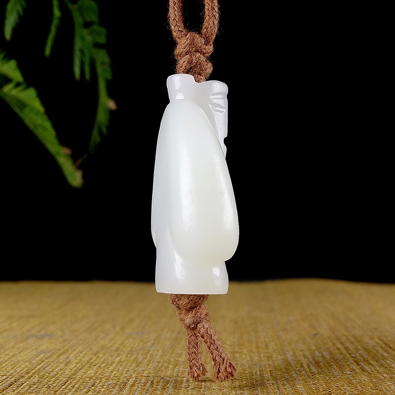 Hetian Jade Pendant - Wengzhong - 2
