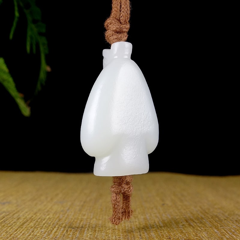 Hetian Jade Pendant - Wengzhong - 6