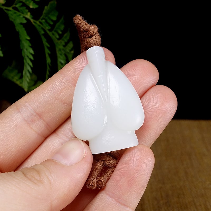 Hetian Jade Pendant - Wengzhong - 7