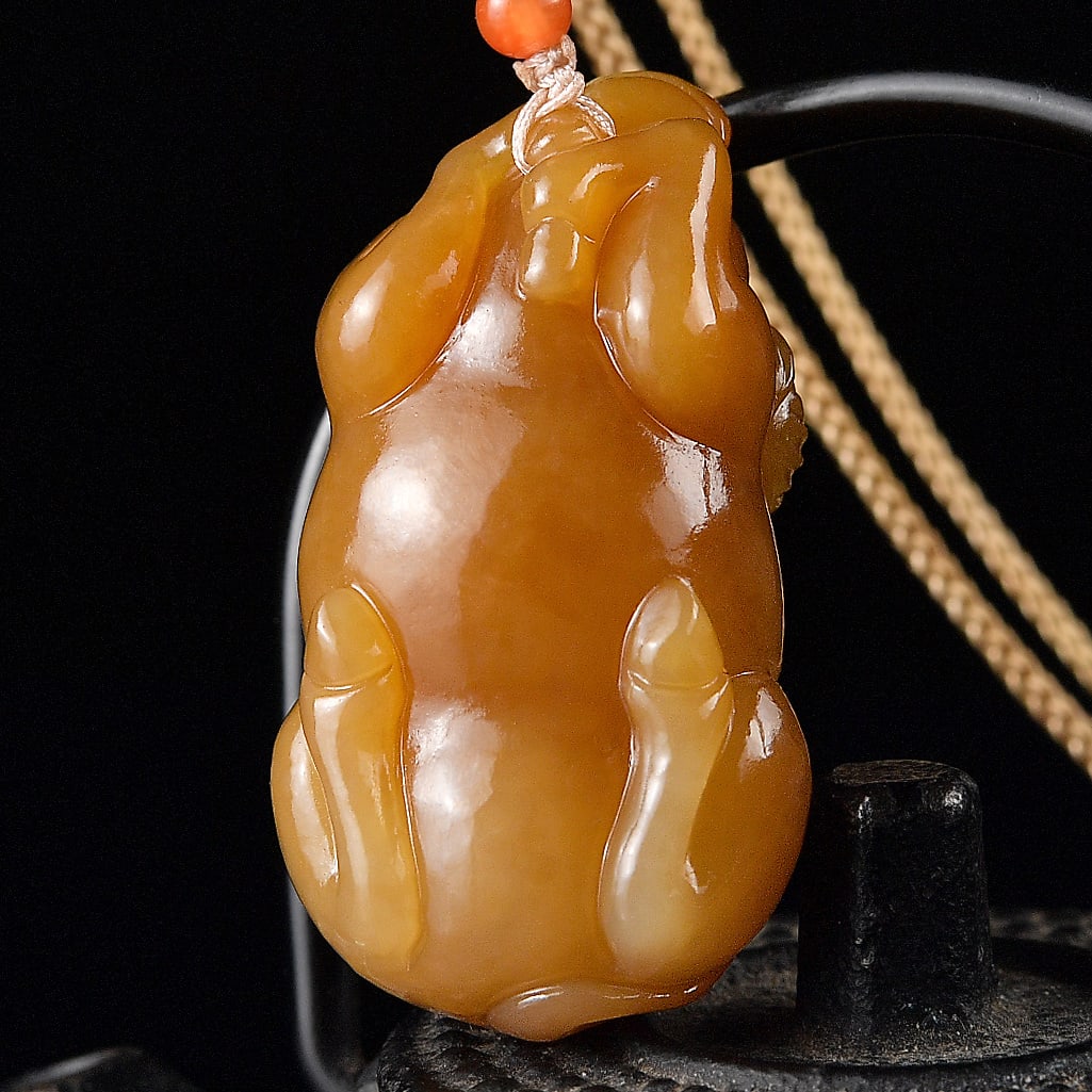 Hetian Jade Pendant - Ox - 3