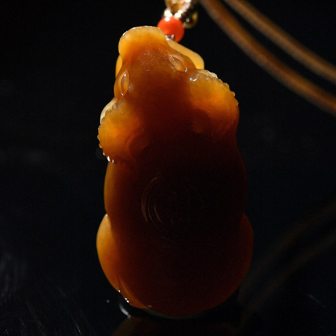 Hetian Jade Pendant - Ox - 4