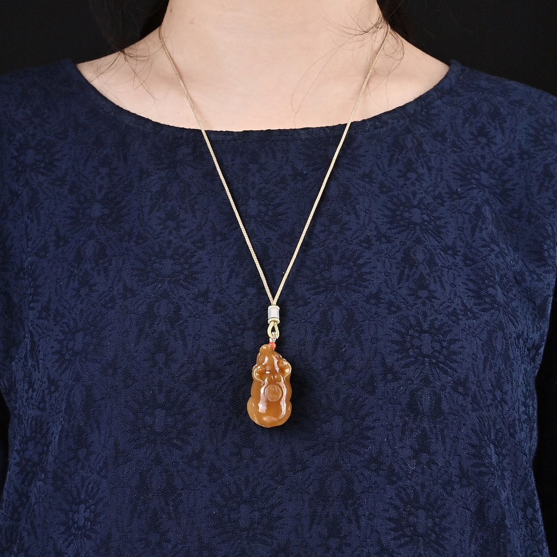 Hetian Jade Pendant - Ox - 5