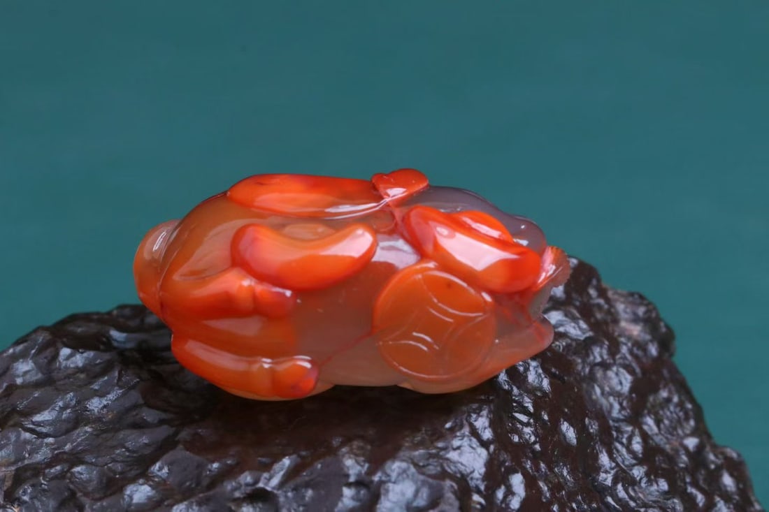 Nanhong Agate Pendant - Horse - 6