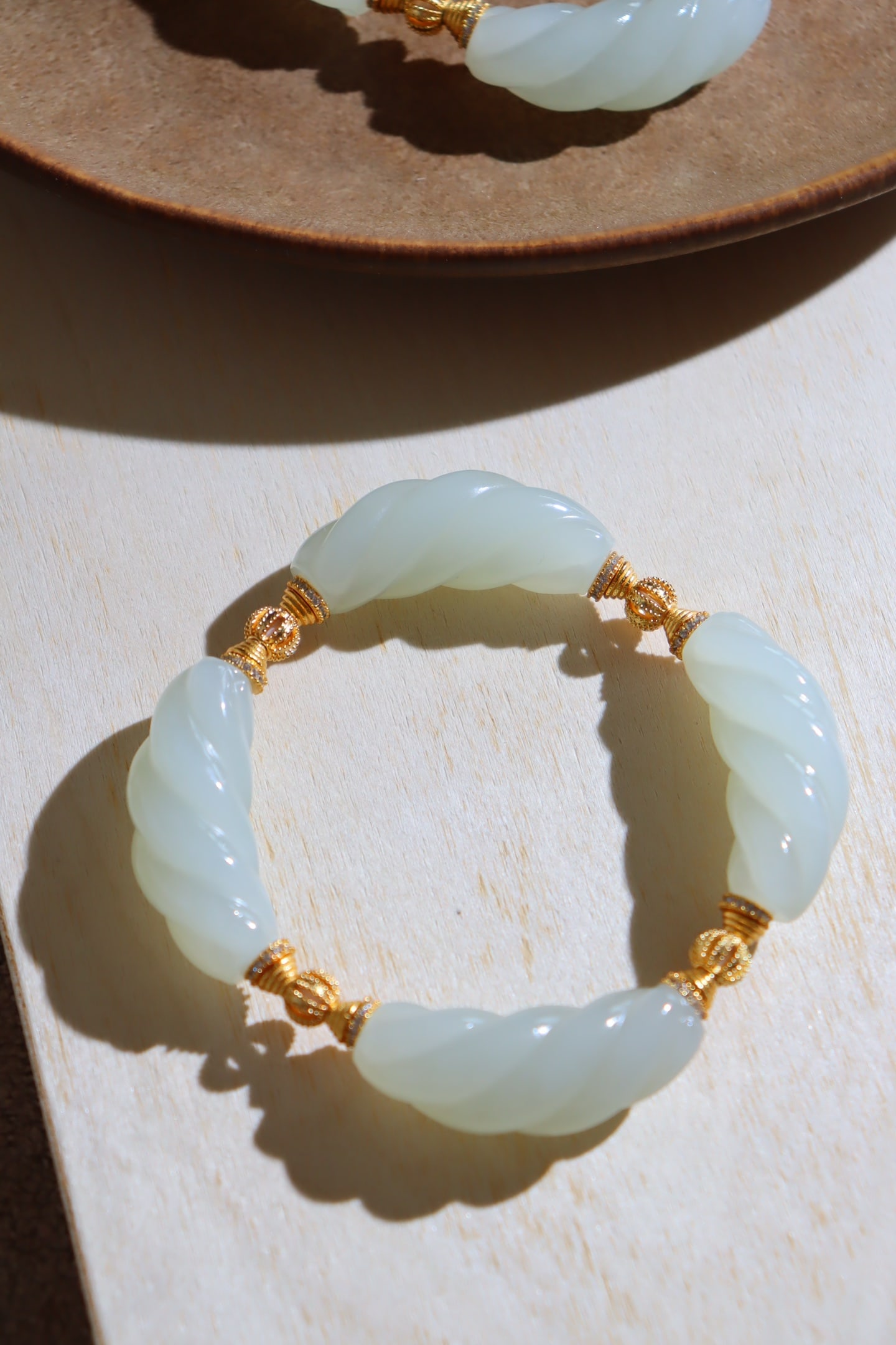 Silver & Hetian Jade Bracelet Bangle: Title: Silver & Hetian Jade Bracelet Bangle Origin: Chinese Date/Period: After2026 Materials: Silver,Hetian Jade Dimensions: Reserve: $599.00 Shipping: Domestic: Shipping rates are determined by des