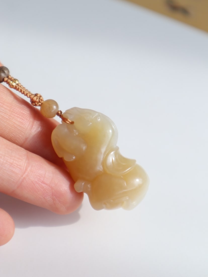 Hetian Jade Pendant - Horse - 3