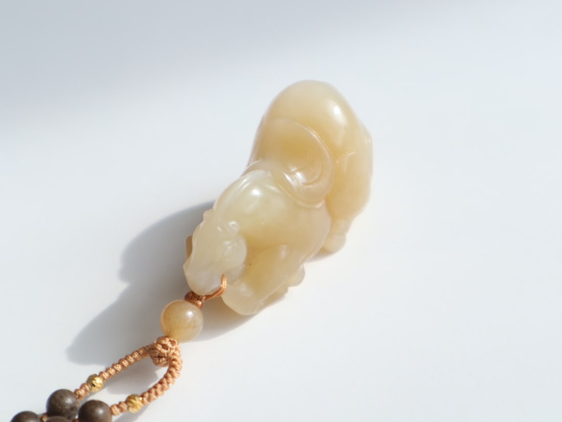 Hetian Jade Pendant - Horse - 4