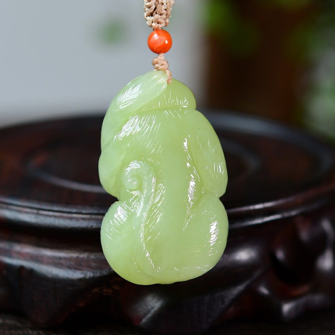 Hetian Jade Pendant - Monkey - 3