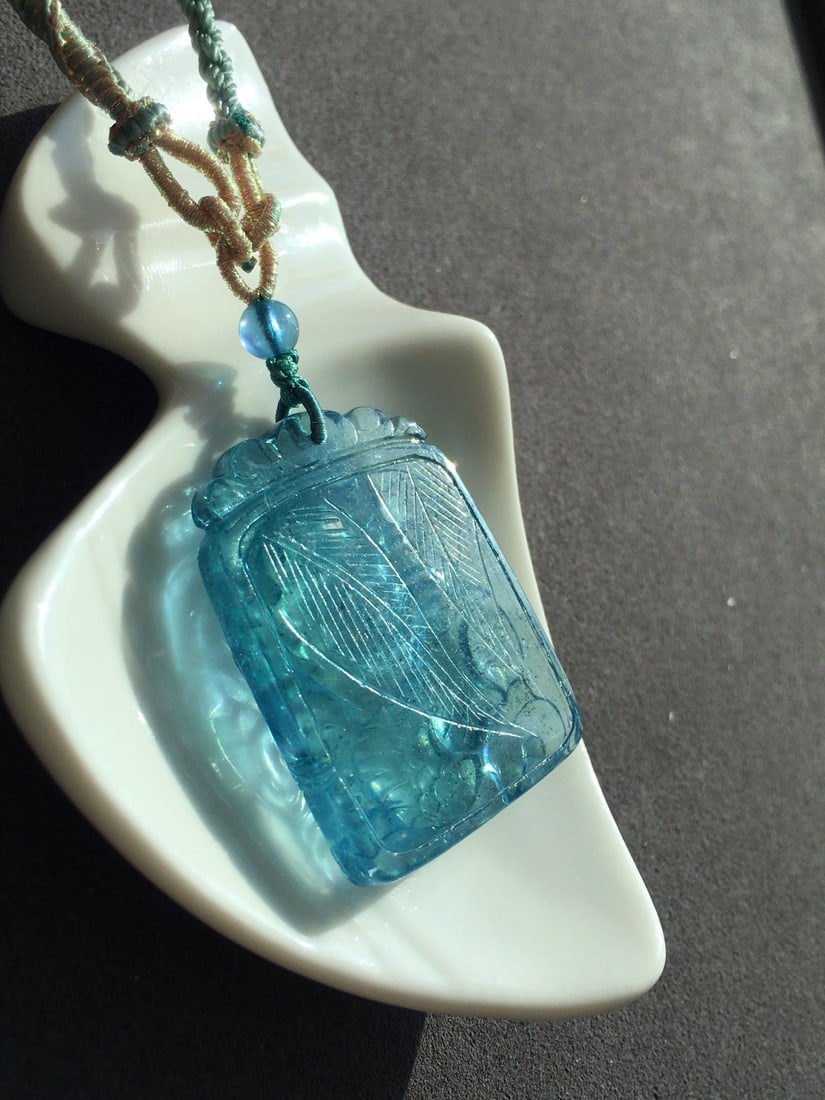 Natural Aquamarine Pendant - Phoenix - 3