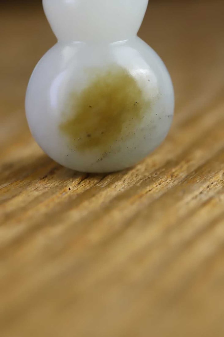 Hetian Jade Pendant - Gourd - 3