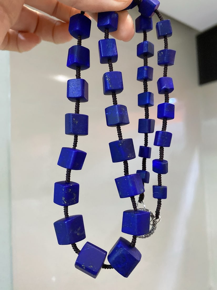 Natural Lapis Lazuli Necklace - 3