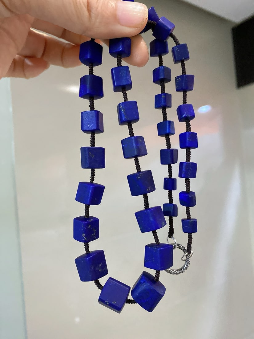 Natural Lapis Lazuli Necklace - 4