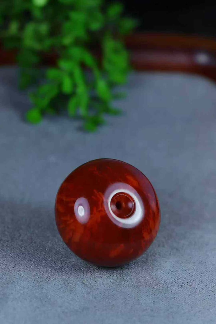 Nanhong Agate Lucky Pendant with Certificate - 4