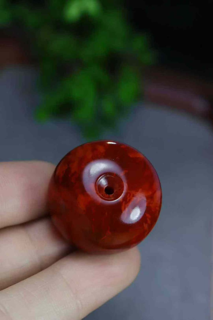 Nanhong Agate Lucky Pendant with Certificate - 5