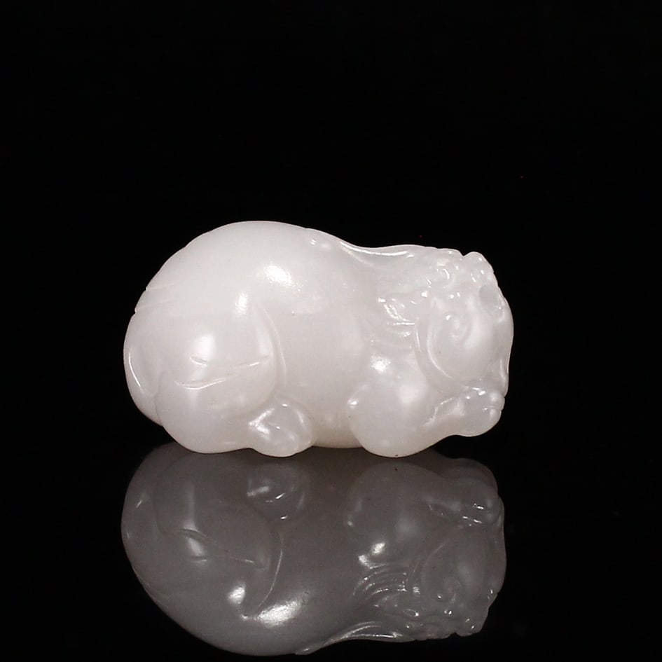 Hetian Jade Pendant - Pixiu - 4