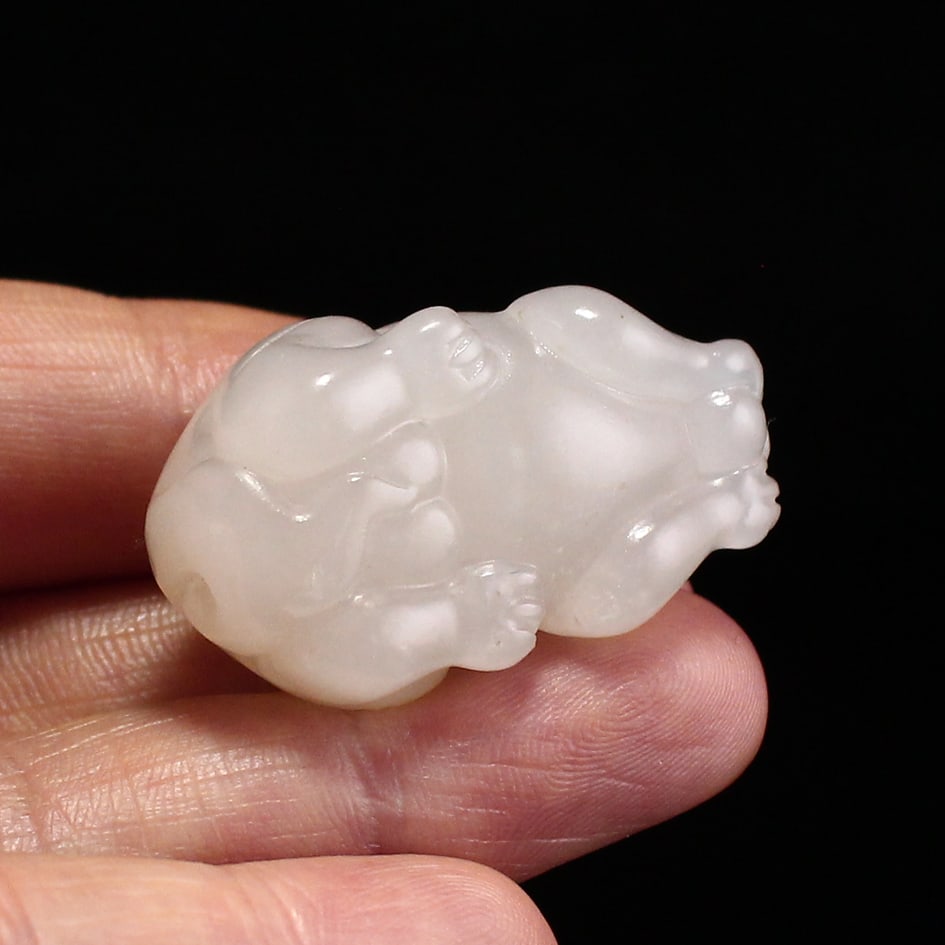 Hetian Jade Pendant - Pixiu - 6