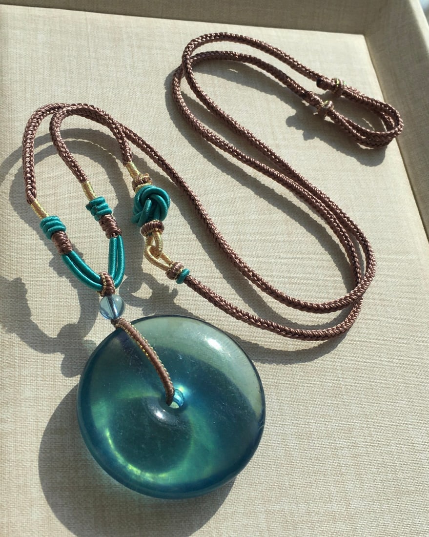 Natural Aquamarine Lucky Pendant with Certificate - 3