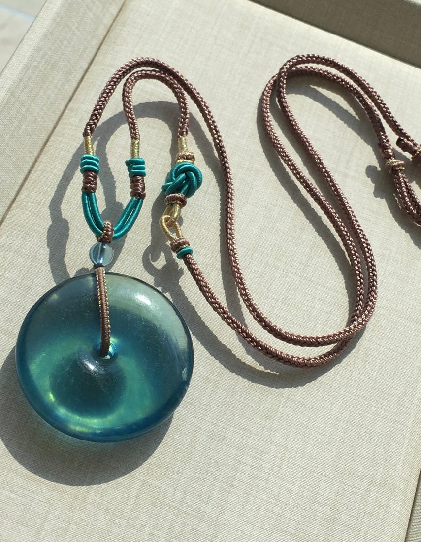 Natural Aquamarine Lucky Pendant with Certificate - 5