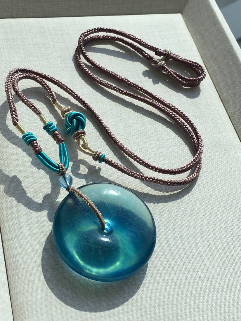 Natural Aquamarine Lucky Pendant with Certificate - 6