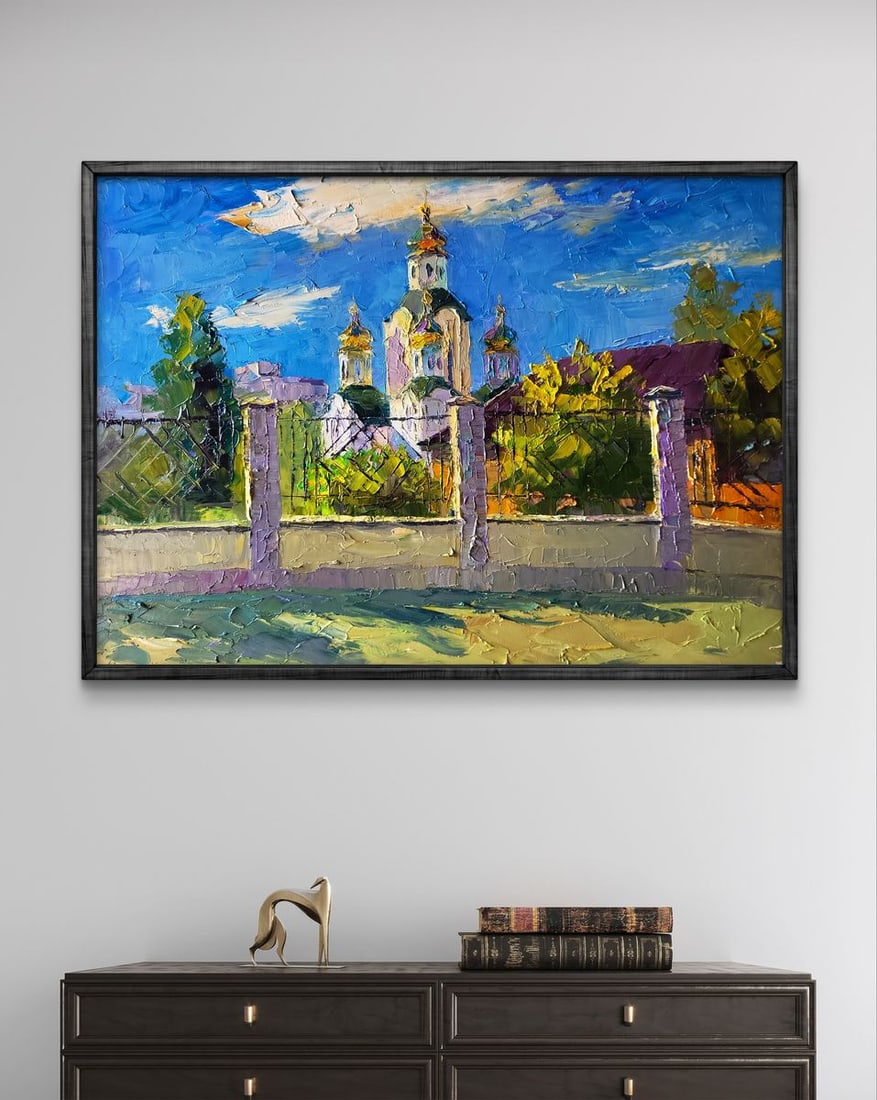 Oil painting Sunny day of the church Boris Serdyuk - 2