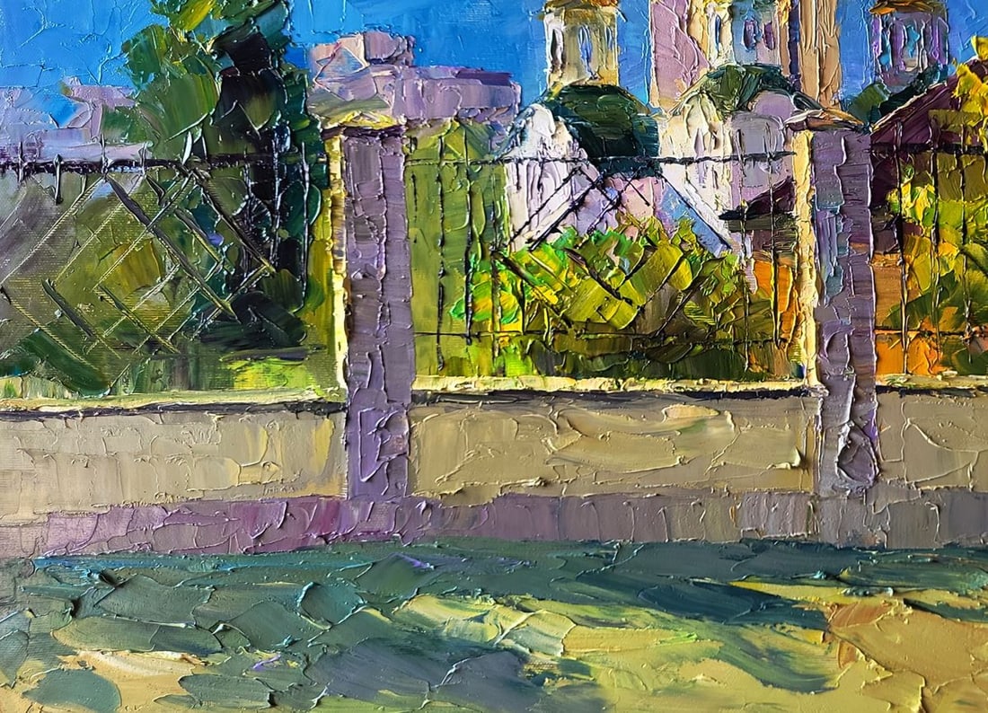 Oil painting Sunny day of the church Boris Serdyuk - 5