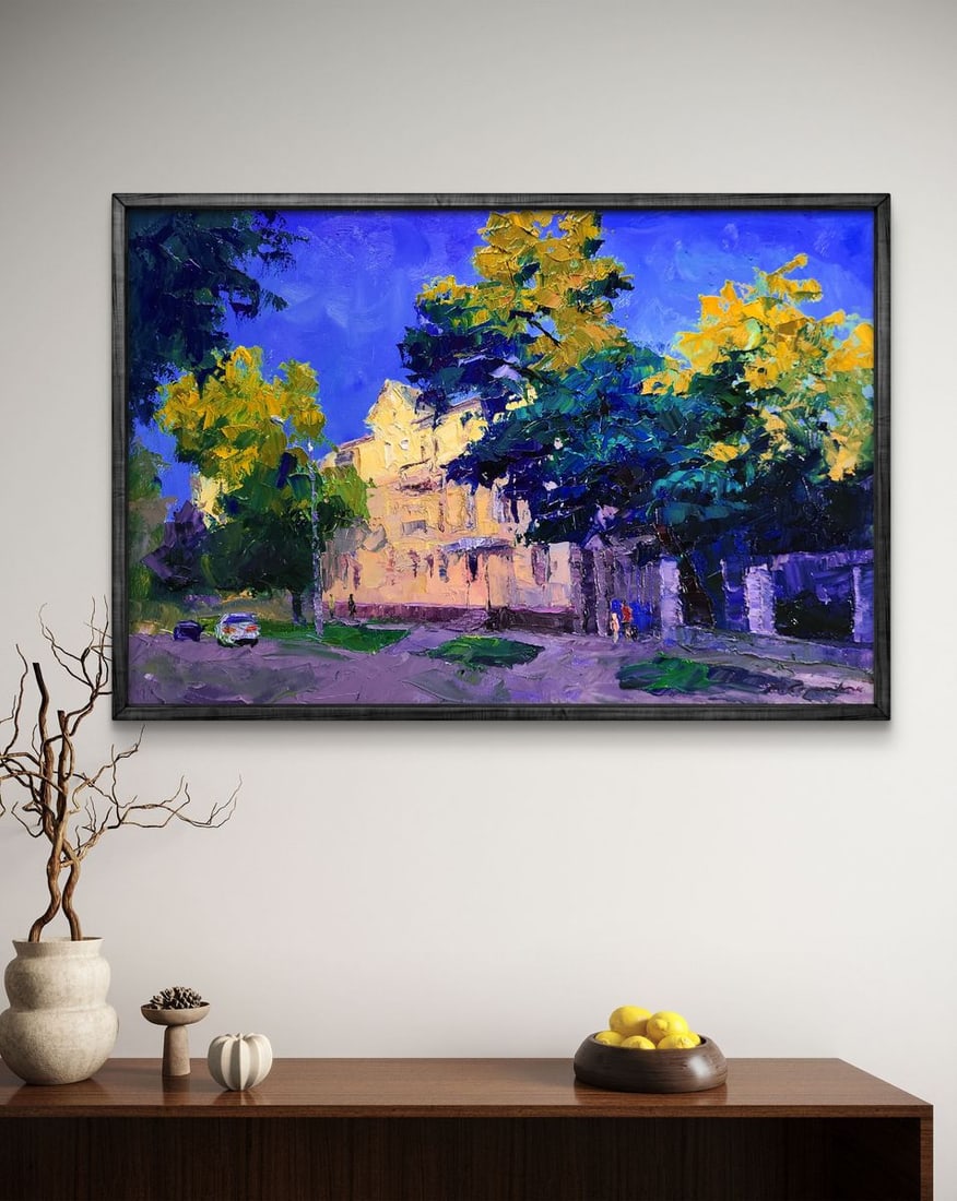 Oil painting Morning in the City Boris Serdyuk - 2