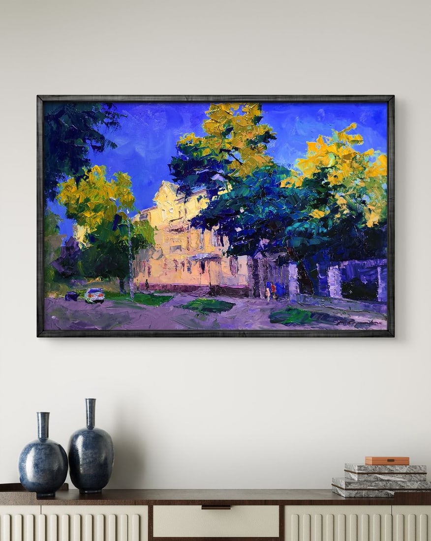 Oil painting Morning in the City Boris Serdyuk - 3