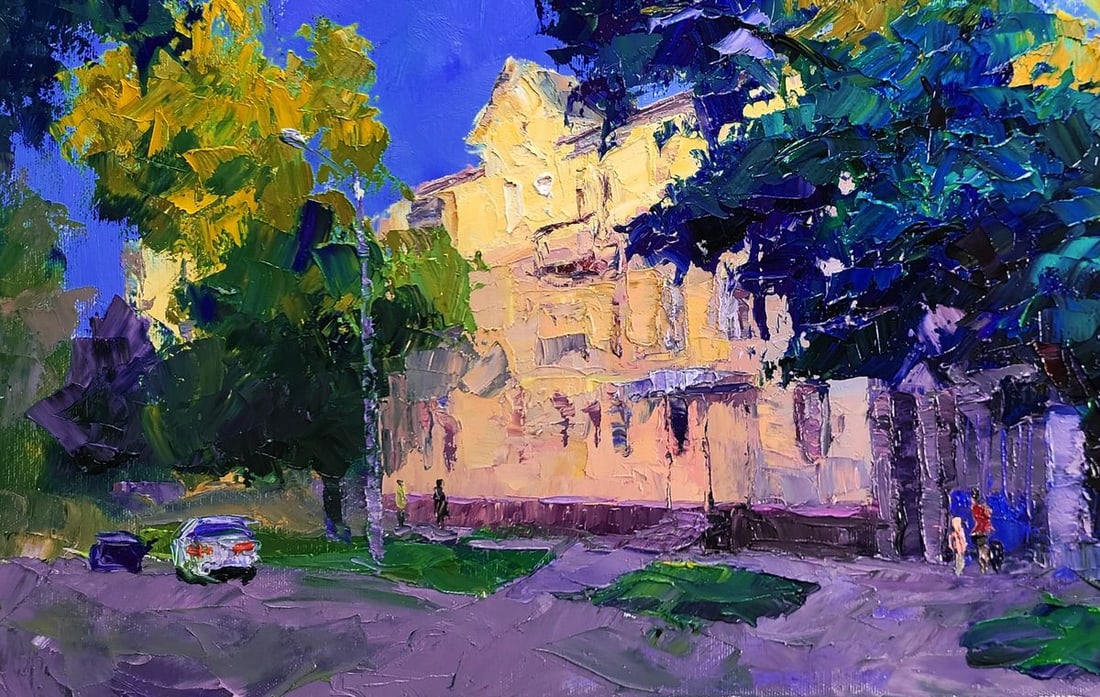 Oil painting Morning in the City Boris Serdyuk - 6