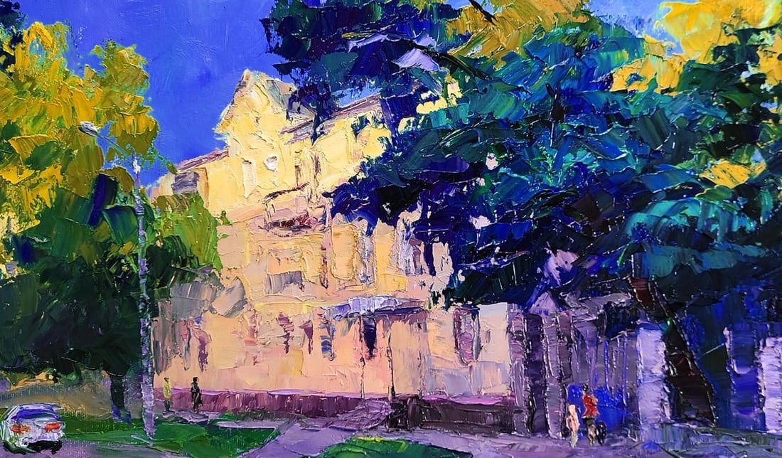 Oil painting Morning in the City Boris Serdyuk - 8