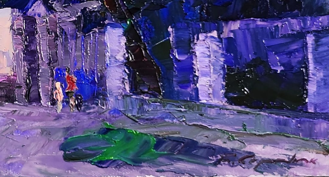 Oil painting Morning in the City Boris Serdyuk - 9