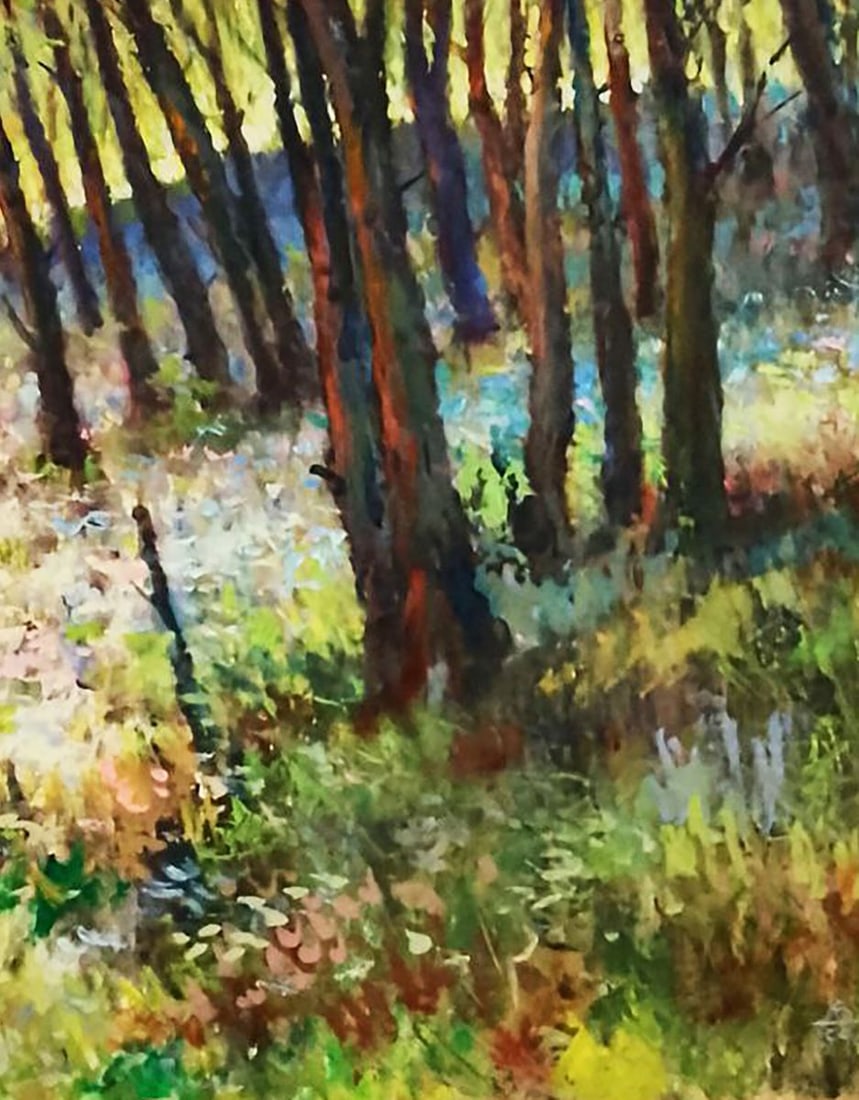 Oil painting Pleasant summer forest Vitaly Duhnevich - 5