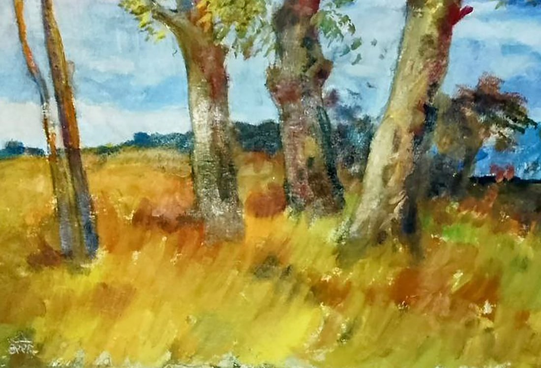 Oil painting Covered with dark clouds Vitaly Duhnevich - 4