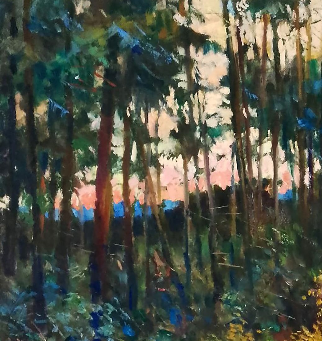 Oil painting Orange Sunset Vitaly Duhnevich - 2