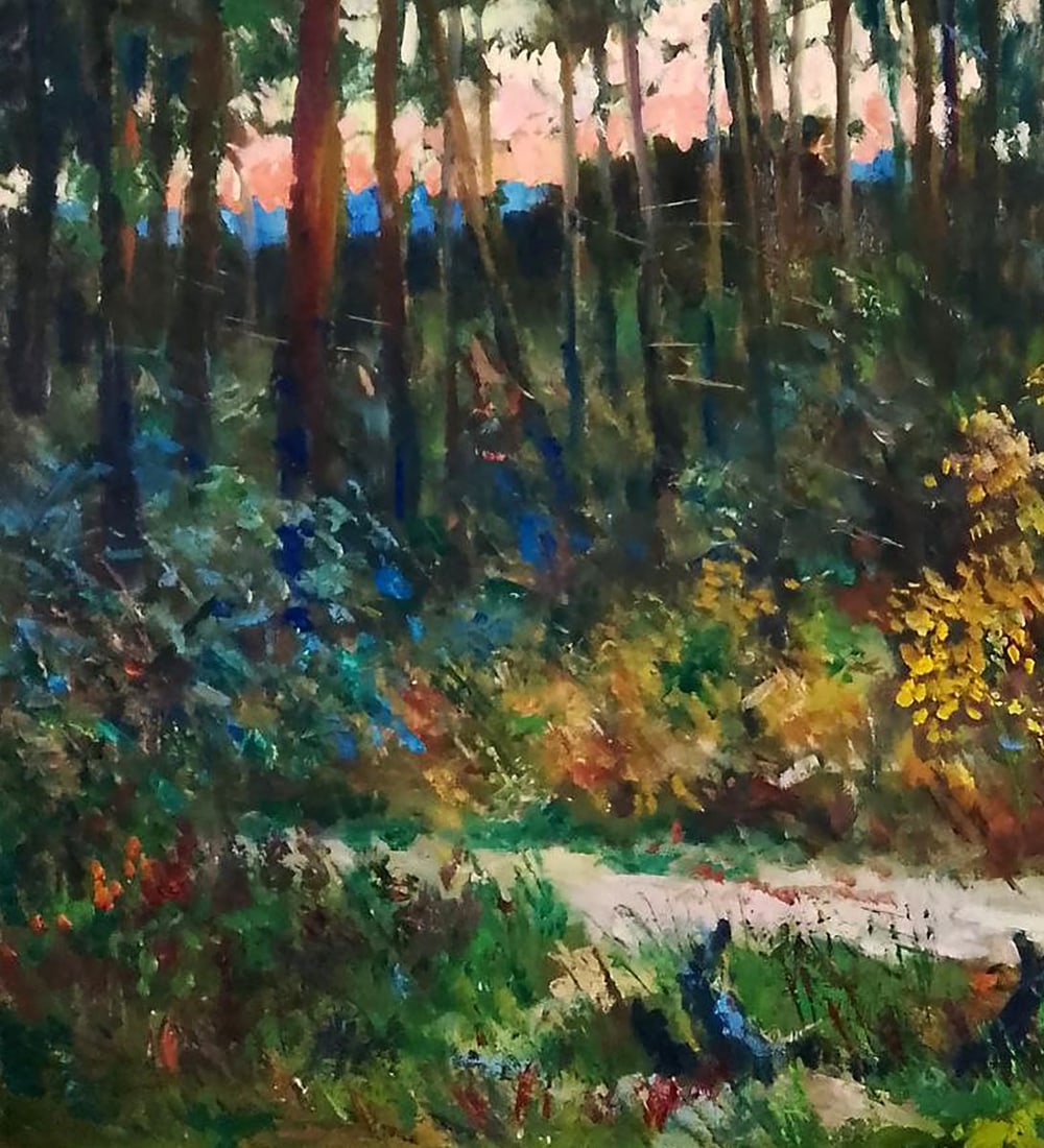 Oil painting Orange Sunset Vitaly Duhnevich - 4