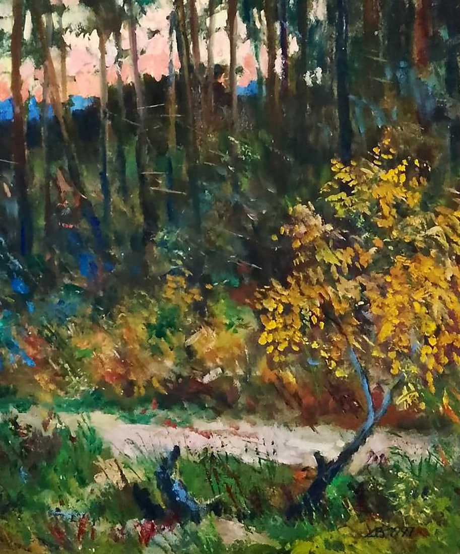 Oil painting Orange Sunset Vitaly Duhnevich - 5