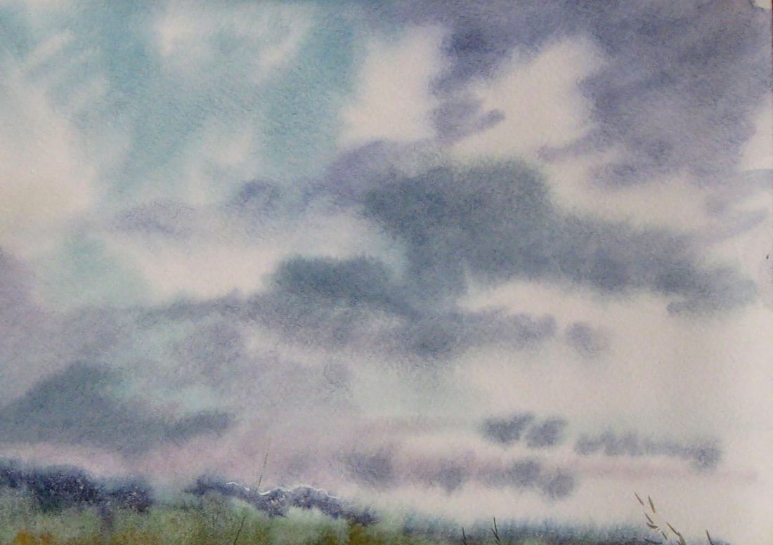 Watercolor painting Bites Valery Savenets - 3