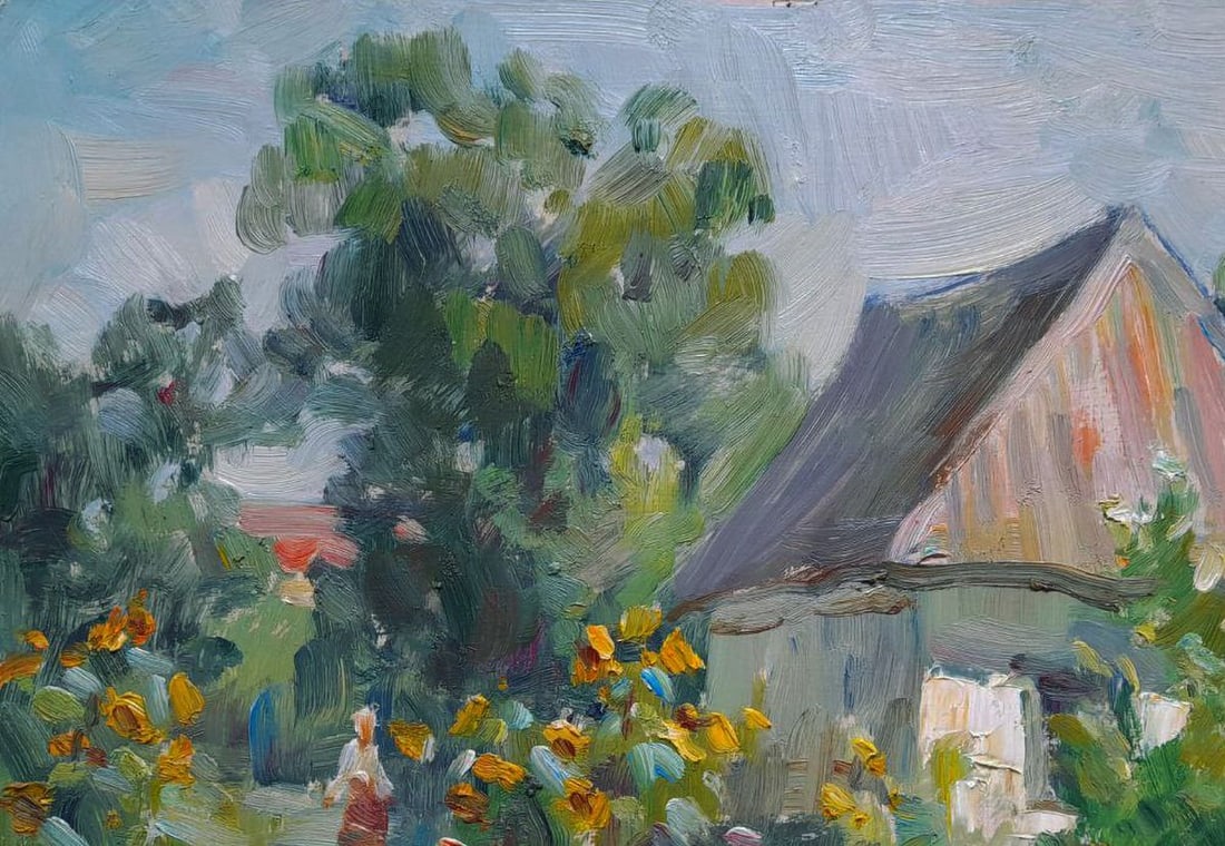 Oil painting The hidden hut Ivan Kovalenko - 2