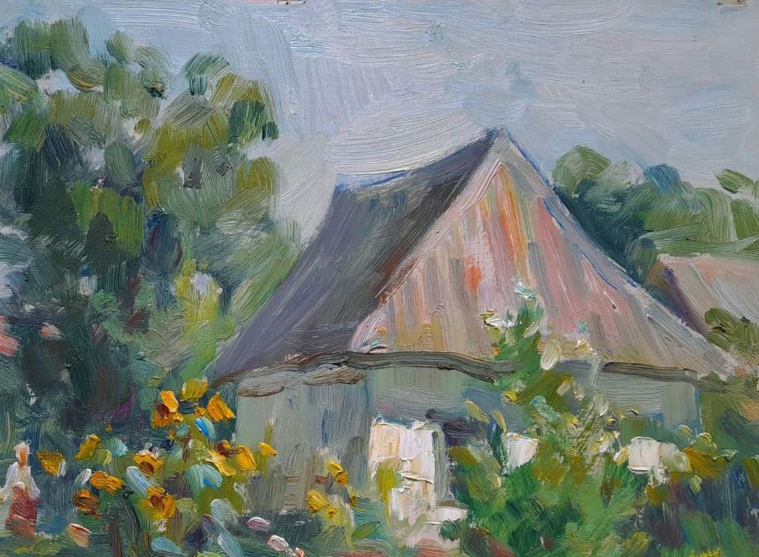 Oil painting The hidden hut Ivan Kovalenko - 3