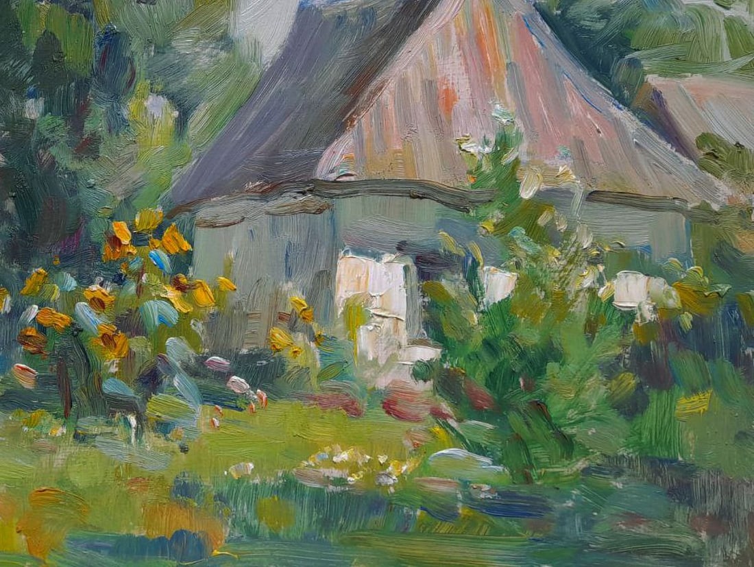 Oil painting The hidden hut Ivan Kovalenko - 5