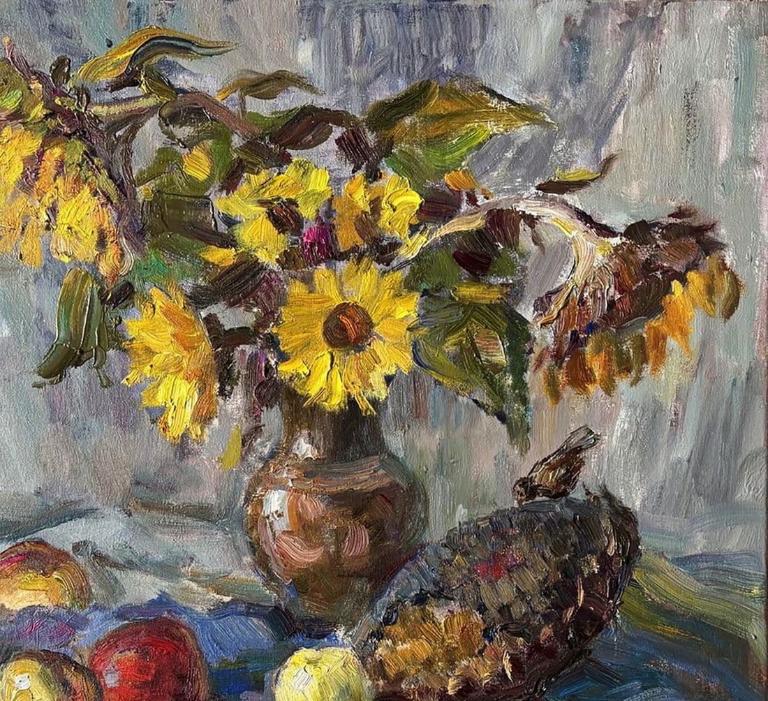 Oil painting Memories of August Ivan Kovalenko - 3