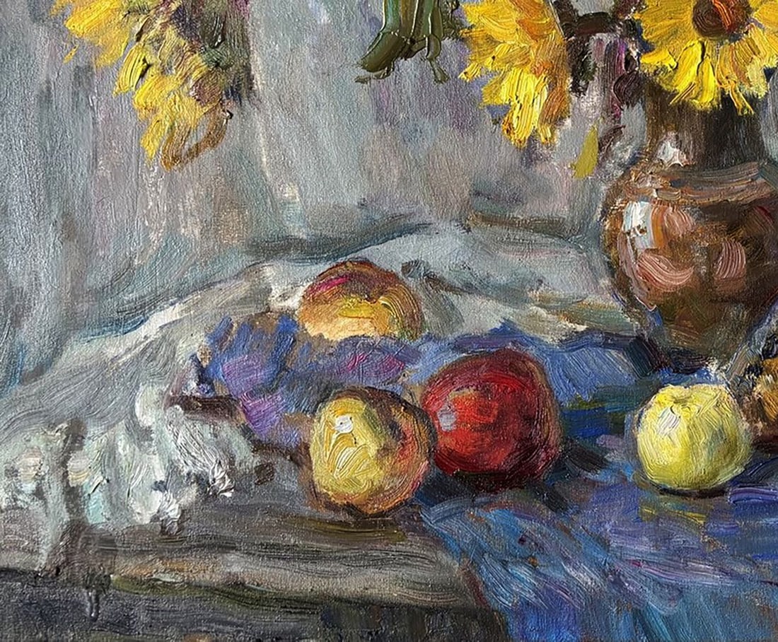 Oil painting Memories of August Ivan Kovalenko - 4